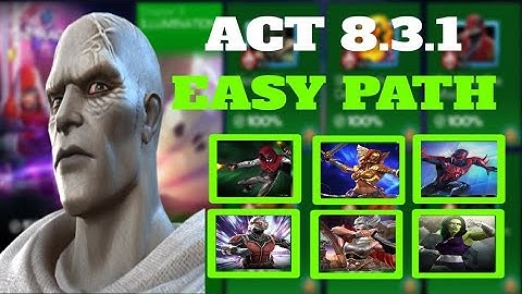 Mcoc Act 8.3.1 Easy Path Completion