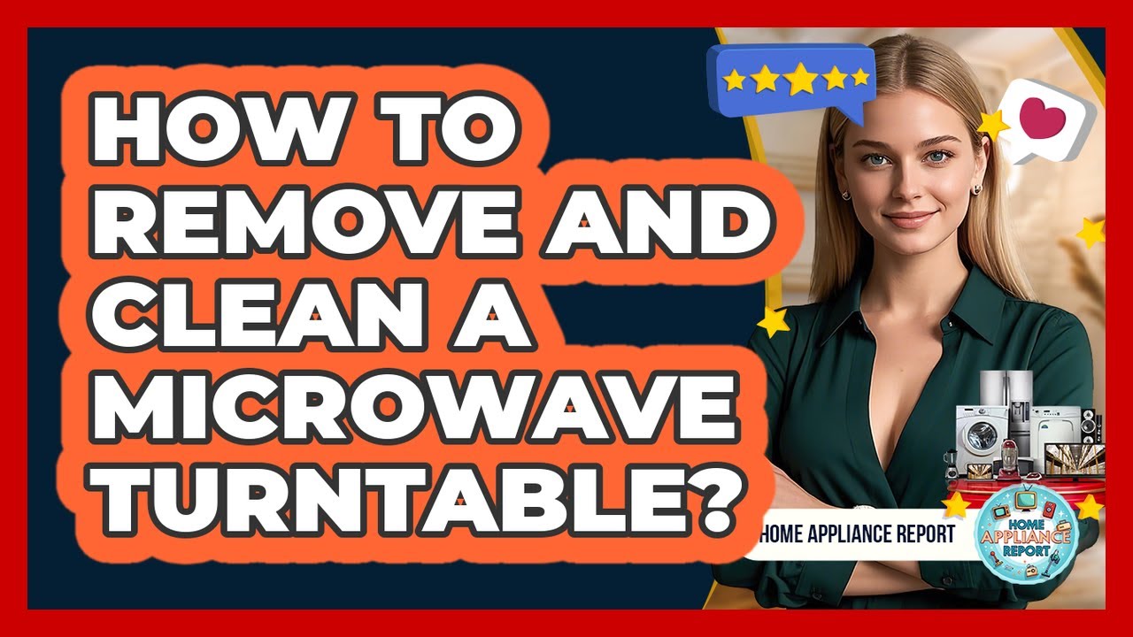 How To Remove And Clean A Microwave Turntable?