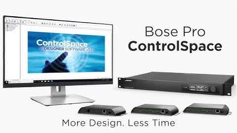 ControlSpace EX and Designer 5.1 software.  More Design. Less Time.