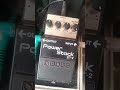 Boss Power Stack ST-2 ALL knobs at 12:00 + only MAX GAIN at "Heavy Gain Metal Riff"