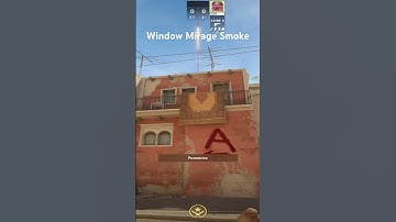 Window Mirage Smoke #cs2 #smoke #window #mirage #tutorial  #counterstrike