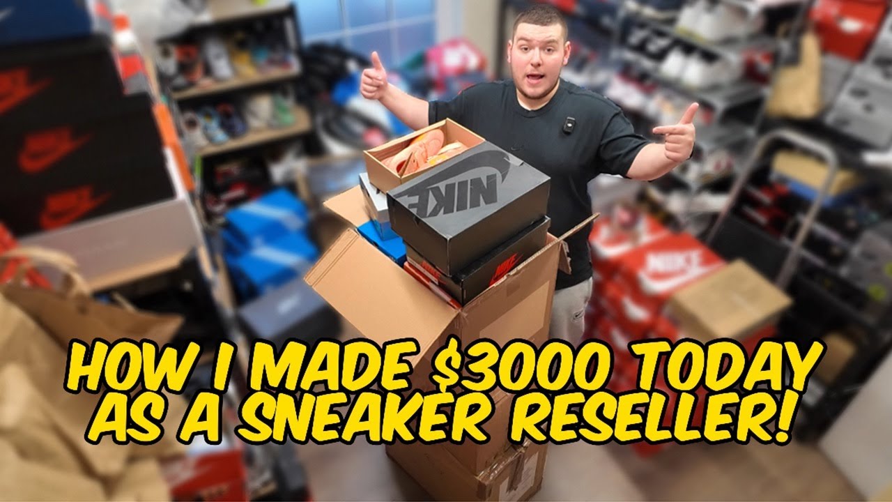 I MADE $3000 AS A SNEAKER RESELLER IN THE UK THIS IS WHAT I SOLD!