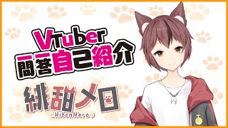 「【自己紹介】Vtuber一問一答自己紹介【緋甜メロ】※吐き気注意」のサムネイル