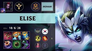 (OMG Moham) Elise Support vs Shen - KR Challenger Patch 26.11