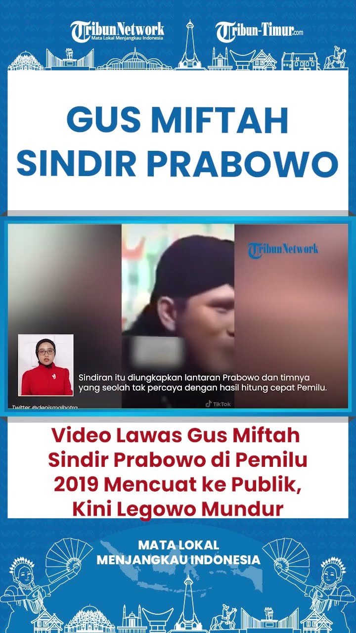 SHORT Viral Kembali, Video Lawas Gus Miftah Sindir Prabowo Usai Kalah di Pilpres 2019