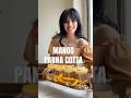 easy mango 🥭 panna cotta recipe #shorts #dessert #mango #shortsfeed #recipe #shortvideo #short