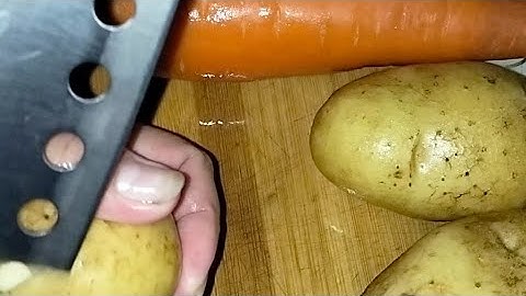 ASMR Peeling,Cutting Potatoes and Carrots #Satisfying