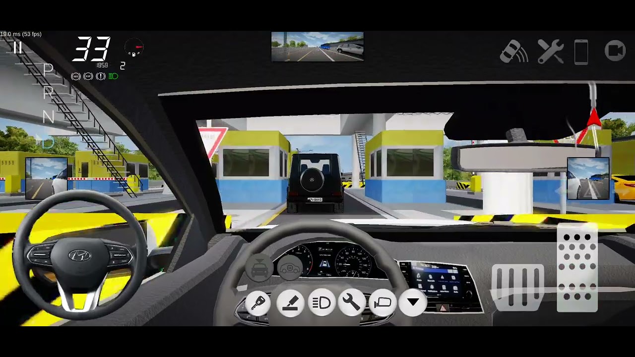 현대 아반떼로 강남에서 남산 캠핑장까지 운전해서 가보기 [3D운전게임 4.0]