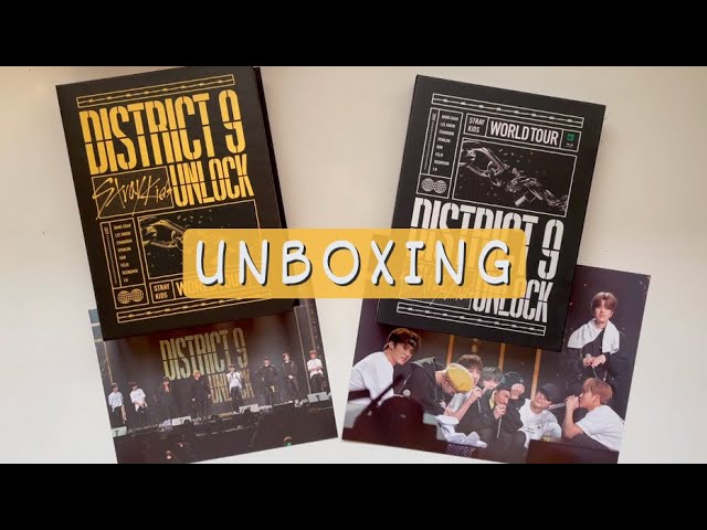 Stray Kids District 9: Unlock World Tour DVD and Blu-Ray Unboxing!