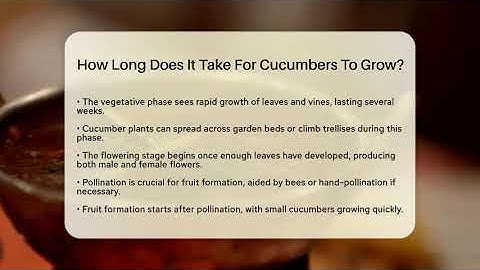 How Long Does It Take For Cucumbers To Grow? - LearnToDIY360.com