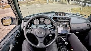 1998 Toyota RAV4 Convertible (3S-GTE AWD Swap) - POV Driving Impressions