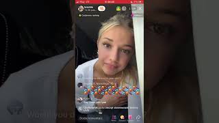 Famous Breckie Hill shows boobs (tits) Profile