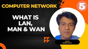 Basic Concepts of Computer Network | What is LAN, MAN & WAN | Class notes | Part-5