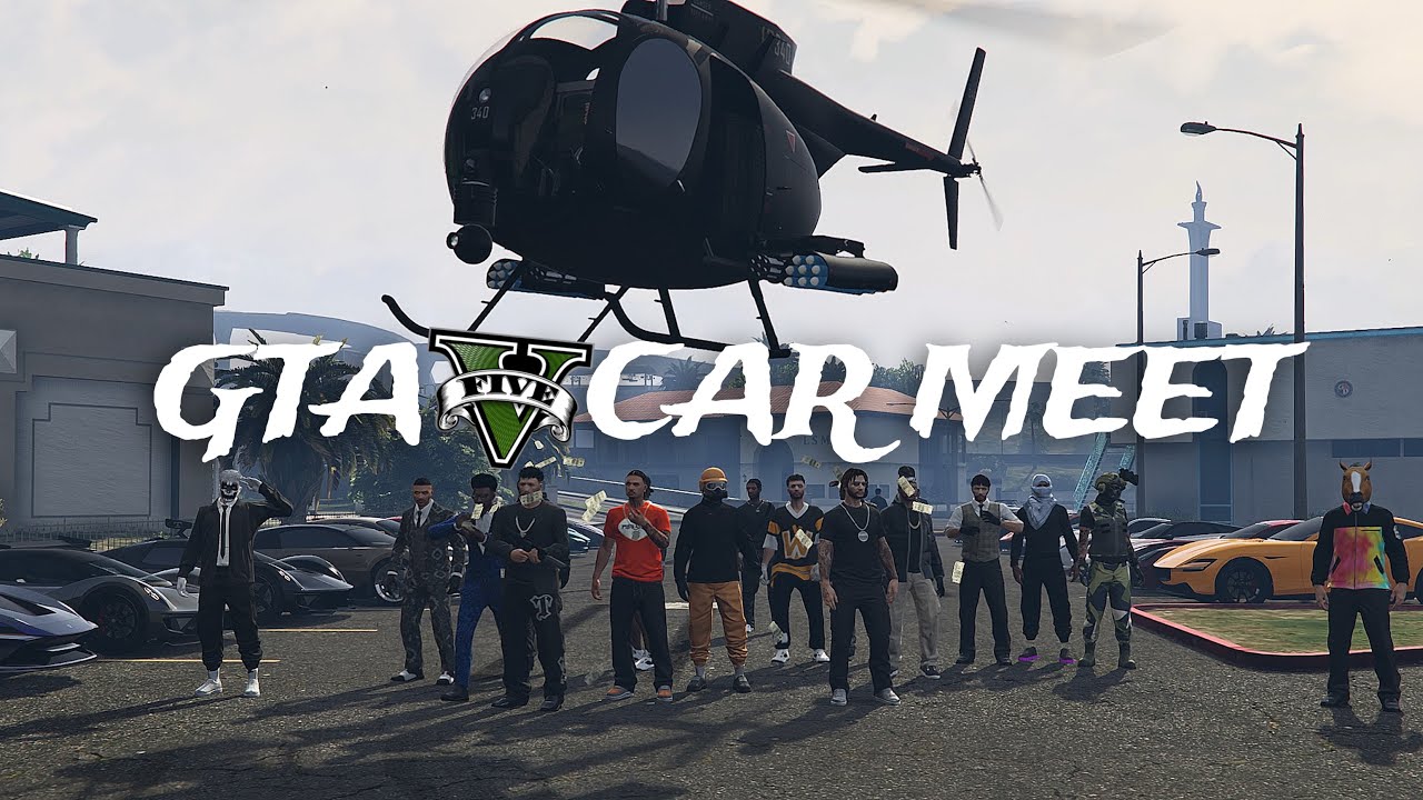 GTA V CAR MEET LIVE PS5 YouTube 