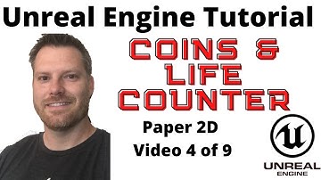 Make a 2D game beginner series #4 Coins and Lives (Unreal Engine Tutorial)