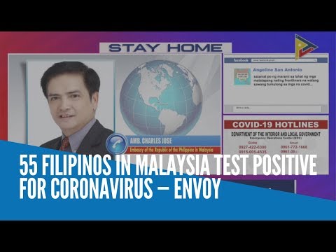 55 Filipinos in Malaysia test positive for coronavirus — envoy