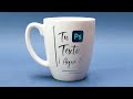 Así Puedes poner Texto a una Taza en #Photoshop