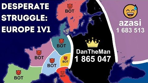 Messy Scramble for EUROPE | Territorial IO one-vs-one