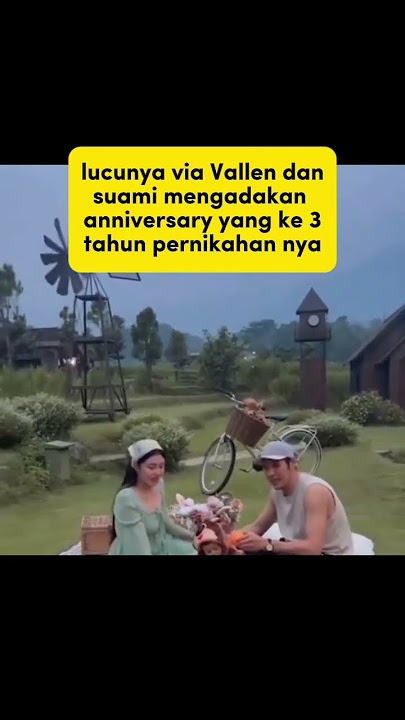 lucu nya via Vallen dan suami mengadakan anniversary.#viavalen #shotrs