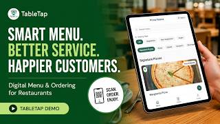 TableTap Demo: QR Restaurant Ordering SaaS with Real-Time Dashboard, KOT Printing & Analytics