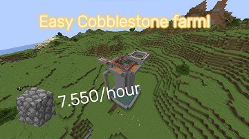 Easy Automatic Cobblestone Farm 1.21.8