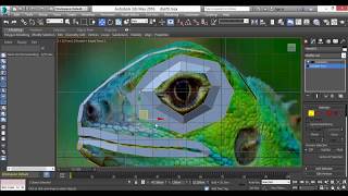 01 Lizard modeling head