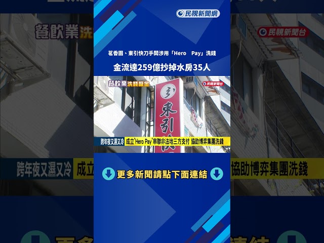 賺逾5億! "茗香園.東引快刀手"餐聽涉洗錢 2負責人遭收押－民視新聞