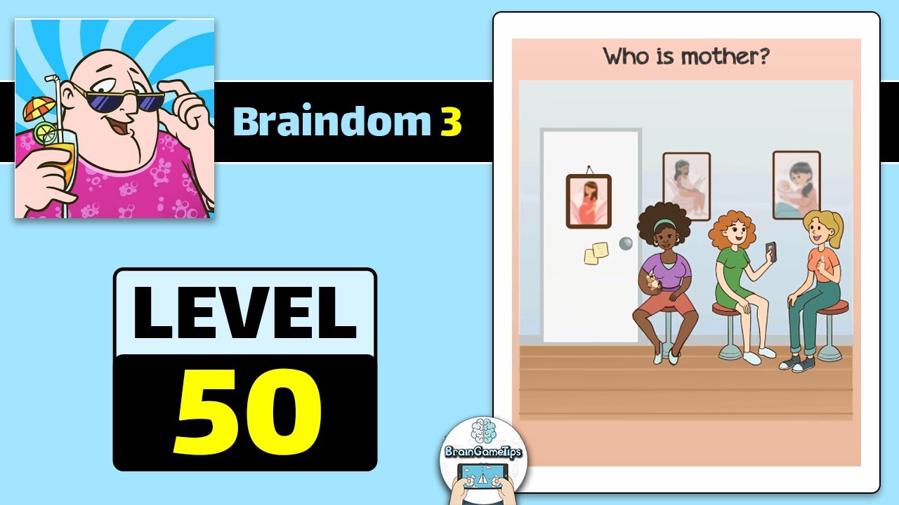 Braindom 3: Smart, Brain Games - Level 50 Answer