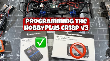 Hobby Plus CR18P V3 and Juice Up Programming #hobbyplus #hobbywing #directrc