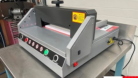 Vevor E330D A4 A3 Paper Desktop Electric Guillotine Paper Cutter Cutting Machine   Gab Supplies Ltd