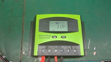 50A PWM solar charge controller testing video