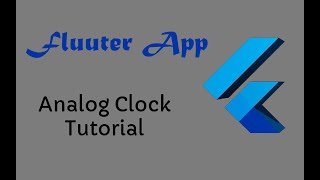 Analog clock | Flutter App