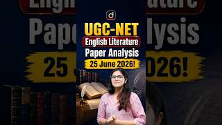 UGC-NET English Literature Paper Analysis  25 June 2026!