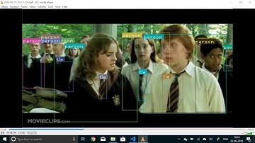 Yolo-V3 real time object detection on videos