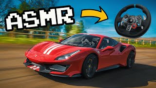 ASMR // Relaxing Drive in Forza Horizon 4 + Logitech G29 screenshot 5