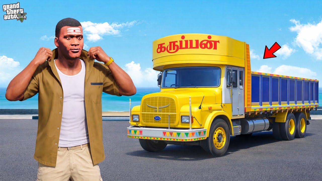 Franklin & Chithappu Become a Karuppan Lorry Driver in Gta 5 