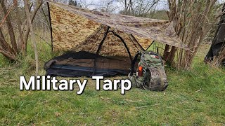 British Army Tarp - Bug Protection - Rain