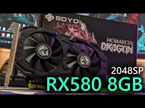 Видео: НИЩАЯ ВИДЕОКАРТА - SOYO RX580 2048SP 8GB - Обзор, Разборка, Тесты