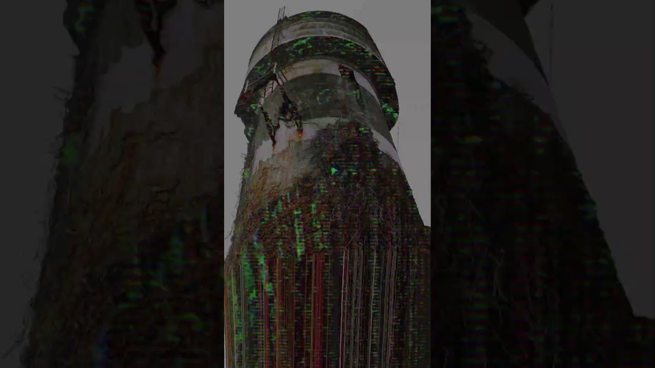 A lonely tower basks in eternal solitude 