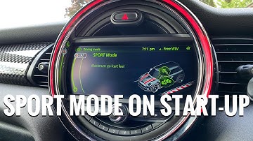 MINI COOPER S F56 SPORT MODE ON START-UP BIMMERCODE