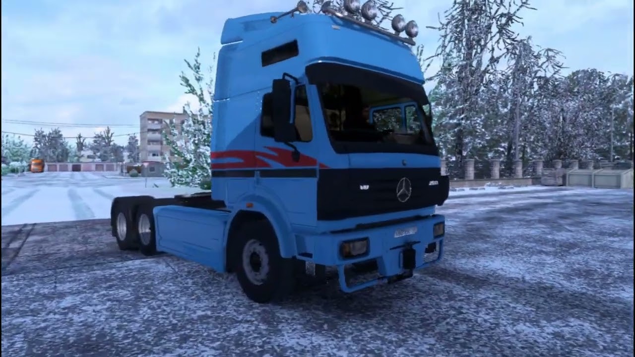 мод Mercedes Benz SK от XBS  для ETS2 (обновление 1 .49 x)