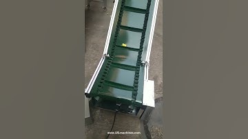 Incline slope belt type automatic bucket conveyor customized feeding conveyor with speed controller