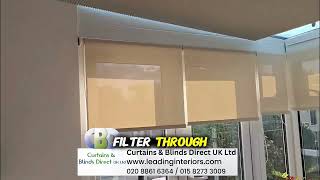Conservatory Blinds UK | Pleated &amp; Sheer Roller Blinds by Curtains and Blinds Direct UK Limited