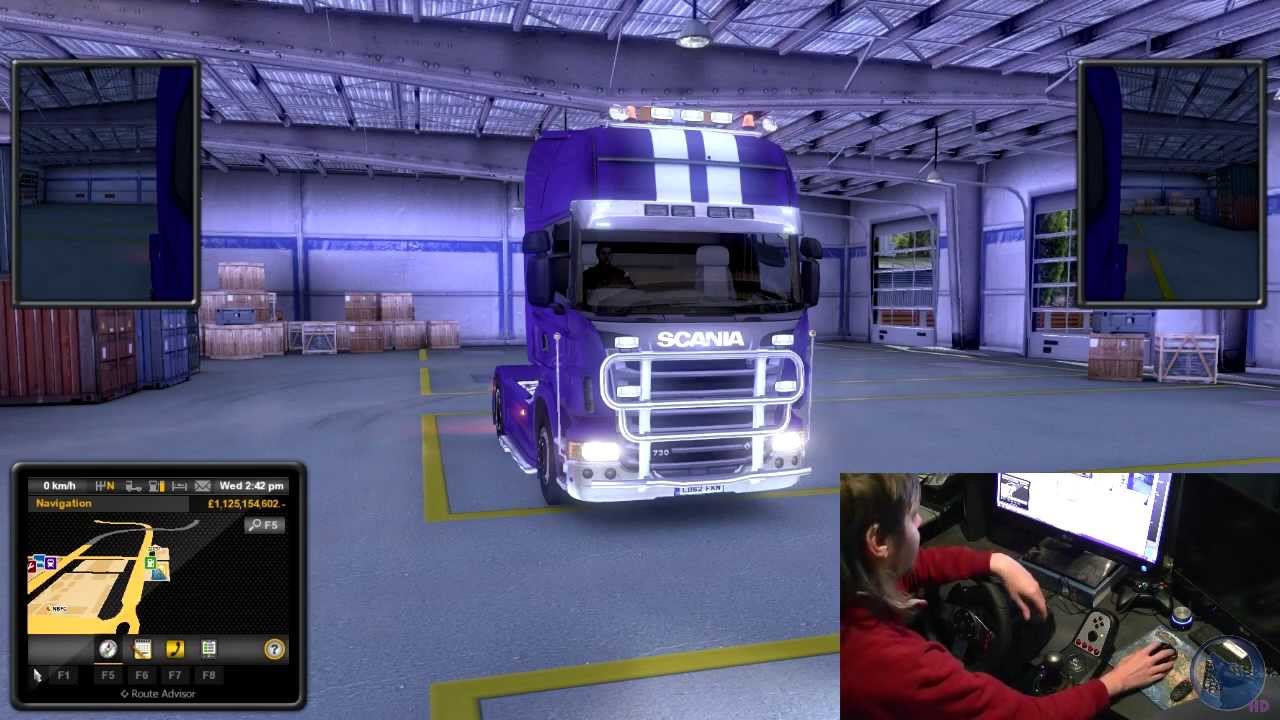 Review of the Logitech G27 & Euro Truck Simulator 2 YouTube