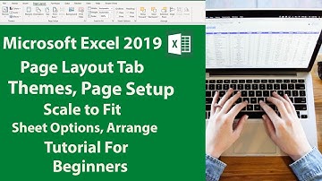 How to use Page Layout Tab in MS Excel || Complete Use in Urdu / Hindi Class 04
