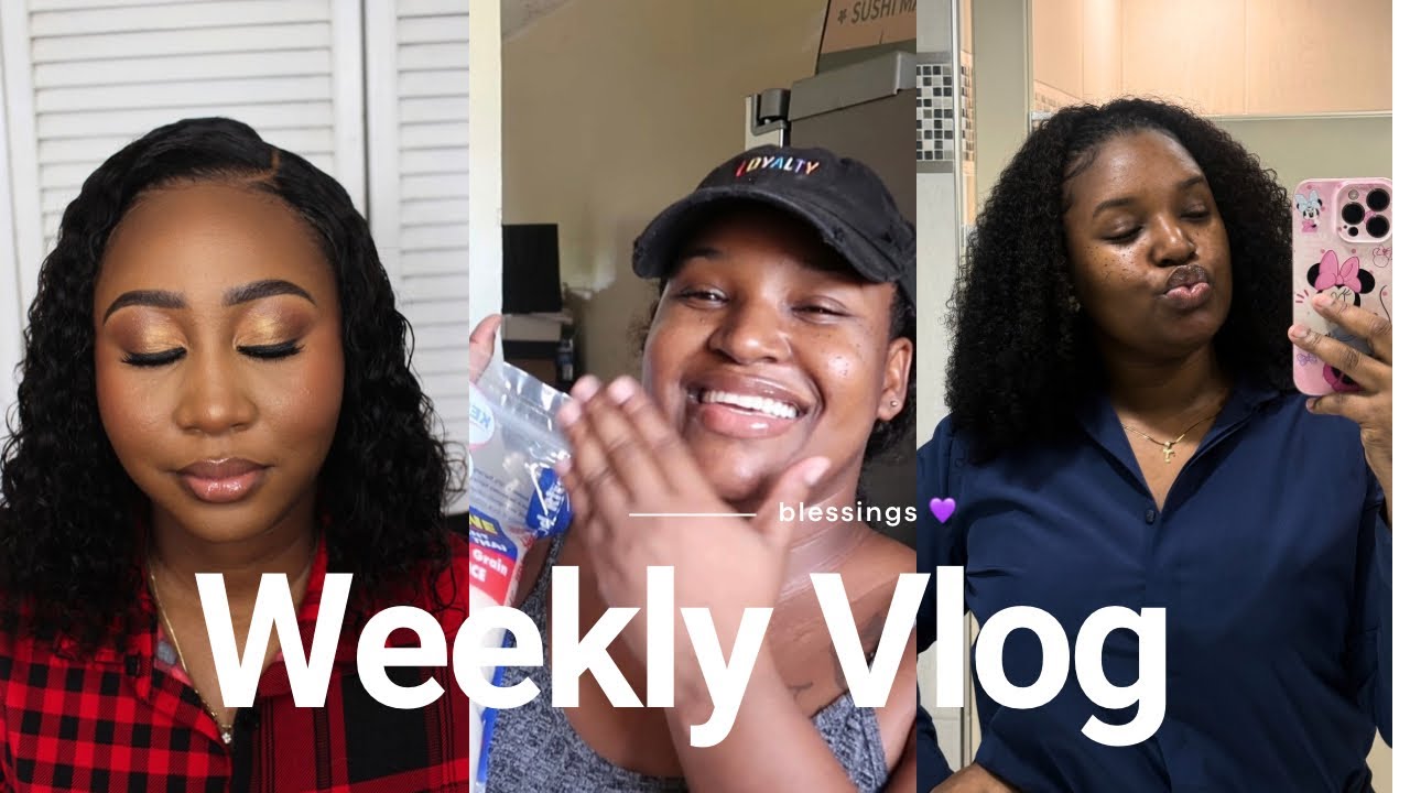 Weekly Vlog: Makeup Clients🎨, Unpack these groceries 🛒, Time for a Pedi 💅🏾 || What I’m watching 📺