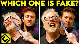 Slicing Adam Savage's Nose  Can VFX Beat Doing it for Real?