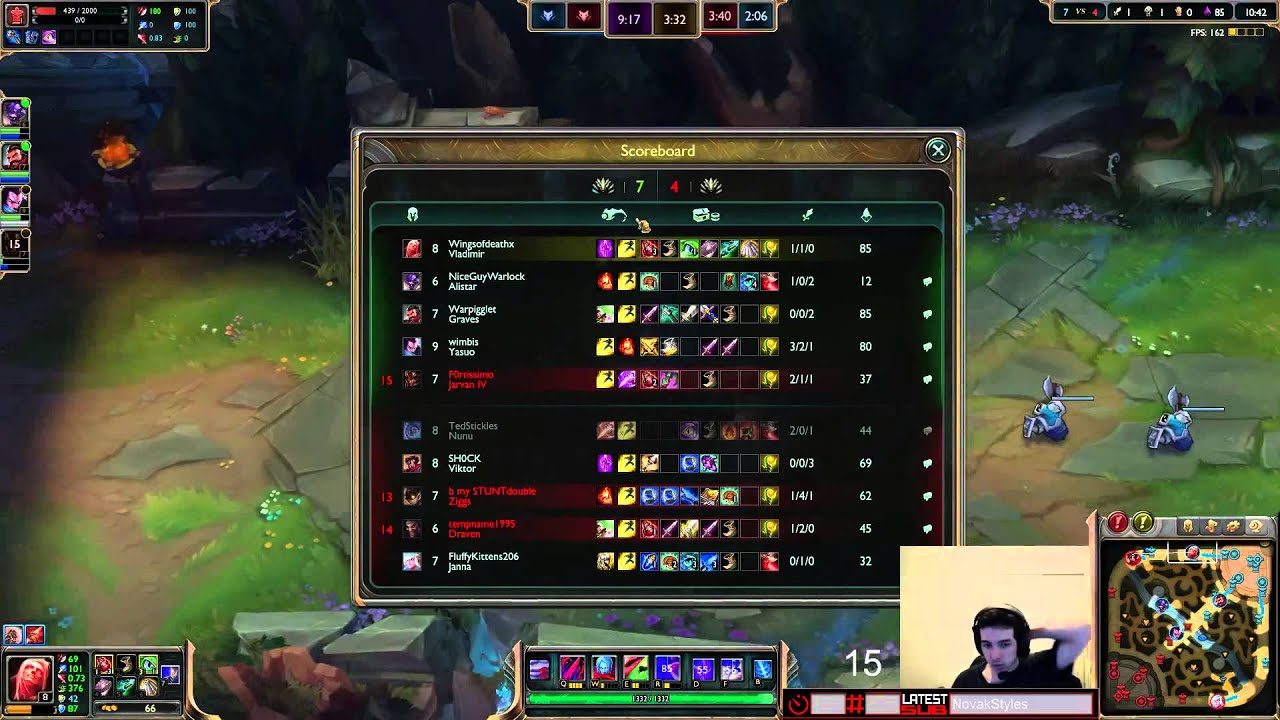 Wingsofdeathx - Vladimir vs Viktor Top - League of Legends Full Game