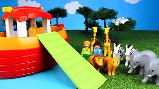 ethisch Dertig Afwijking Playmobil 123 Animals Ark Playset Build and Play Fun Toys For Kids - YouTube