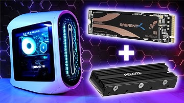 Alienware Aurora R13/R14 SSD Upgrading - Sabrent Rocket Gen 4 with Heat Sink!